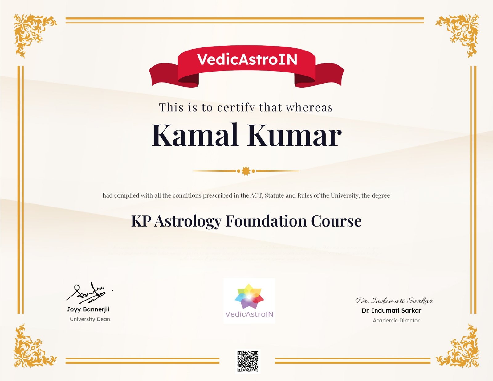 Certified